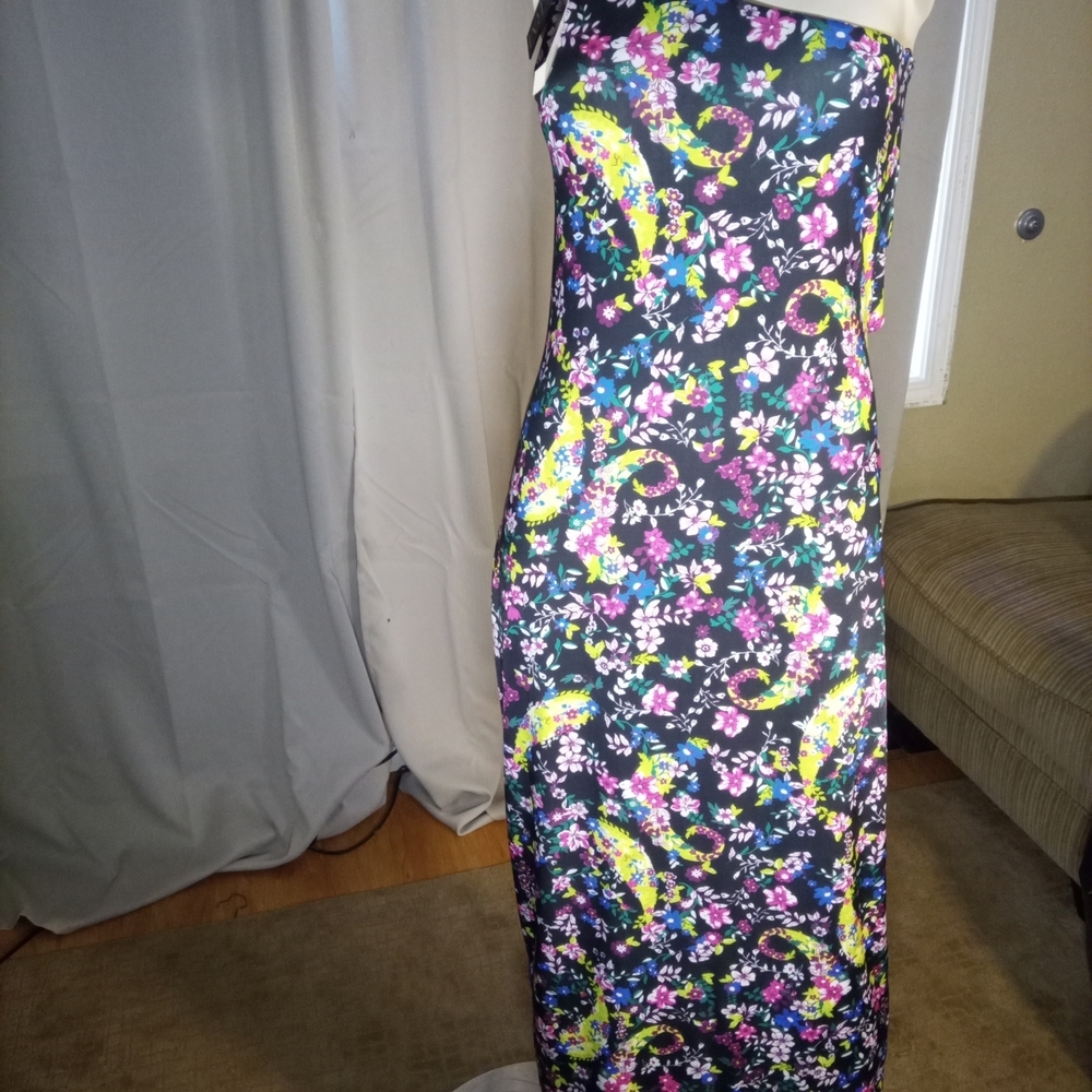 AFRM Purple Blue Sheath Dress Spaghetti Strap Cocktail